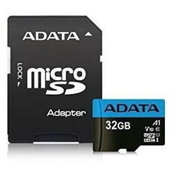 MEMORY MICRO SDHC 32GB W/ADAP./AUSDH32GUICL10A1-RA1 ADATA