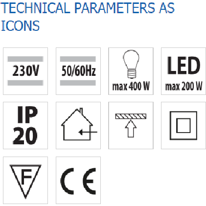 Senzor de miscare aplicat IR Vivalux ROGER, 230V, IP20, Ø76x20.2mm, incandescent 400W, LED 200W, Alb