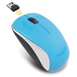 Mouse Genius NX-7000 wireless, PC sau NB, wireless, 2.4GHz, optic, 1200 dpi, butoane/scroll 3/1, albastru