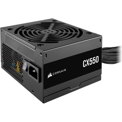 Sursa Corsair CX550 | Putere 550 W | 80+ Bronze | Ventilatie 1 x 120mm | Dimensiune 125 x 150 x 86 mm