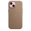 Apple iPhone 15 FineWoven Case w MagSafe - Taupe