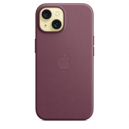 Apple iPhone 15 FineWoven Case w MagSafe - Mulberry