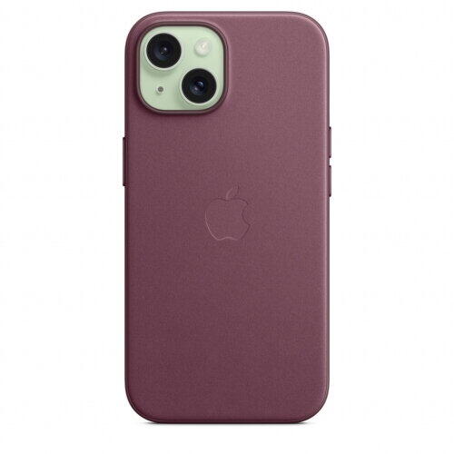 Apple iPhone 15 FineWoven Case w MagSafe - Mulberry