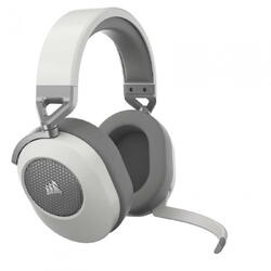 Casti gaming Corsair HS65 Wireless Headset, White, v2 - EU