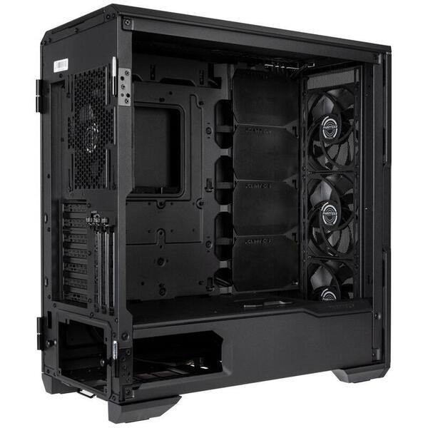 Carcasa PHANTEKS Eclipse G500A Mid-Tower Tempered Glass negru, Preinstalled fans 4x 140 mm