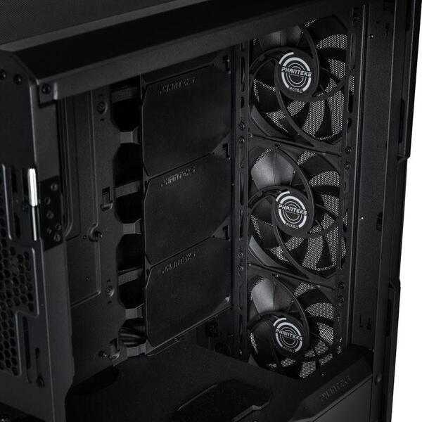 Carcasa PHANTEKS Eclipse G500A Mid-Tower Tempered Glass negru, Preinstalled fans 4x 140 mm