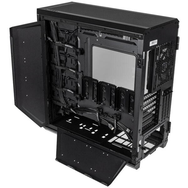 Carcasa PHANTEKS Eclipse G500A Mid-Tower Tempered Glass negru, Preinstalled fans 4x 140 mm