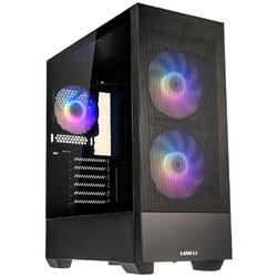 Carcasa Lian Li LANCOOL 205 Mesh C Mid-Tower negru, PCI-Slots 7, Preinstalled fans 1x 120 mm, 2x 140 mm