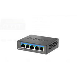 D-LINK DMS-105 UNMANAGED SWITCH 5 PORT, Interfata: 5 x 10/100Mbps/1G/2.5G, Auto MDI/MDIX, CAPACITATE SWITCH: 25gBPS, Packet Forwarding Rate:18.6 Mpps, Dimensiuni 100.5 x 82 x28mm, Greutate: 238.6 g.