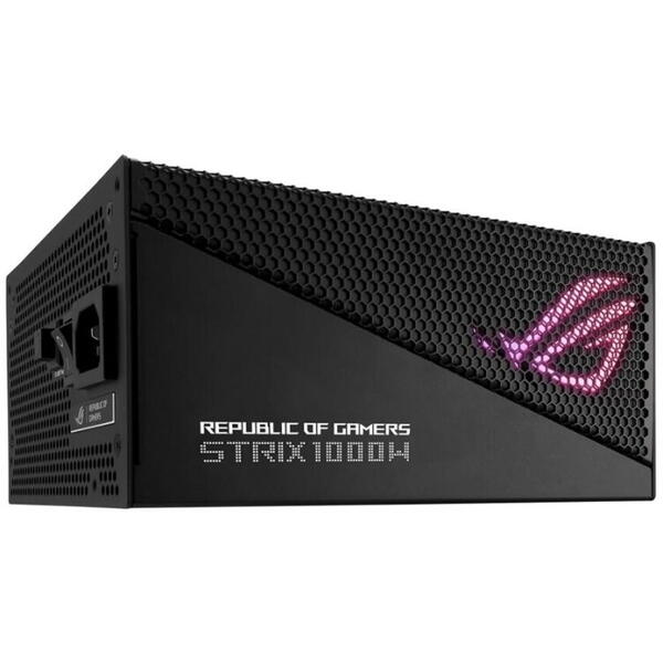 Sursa full modulara Asus ROG Strix 1000W Gold Aura Edition neagra