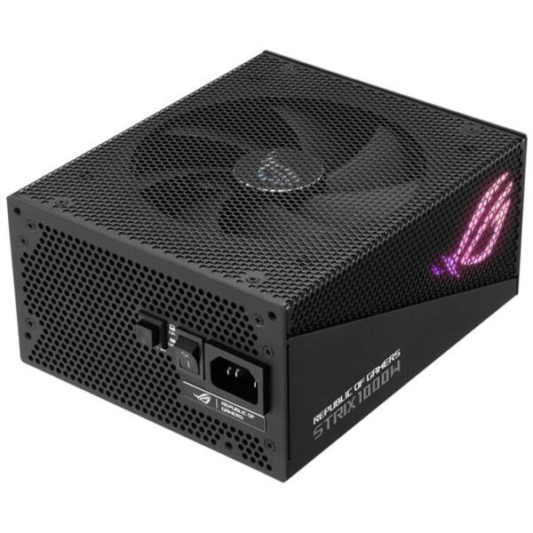 Sursa full modulara Asus ROG Strix 1000W Gold Aura Edition neagra