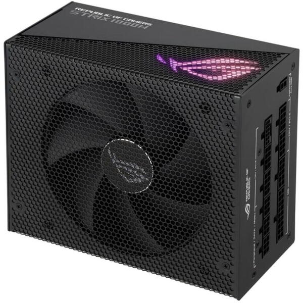 Sursa full modulara Asus ROG Strix 1000W Gold Aura Edition neagra