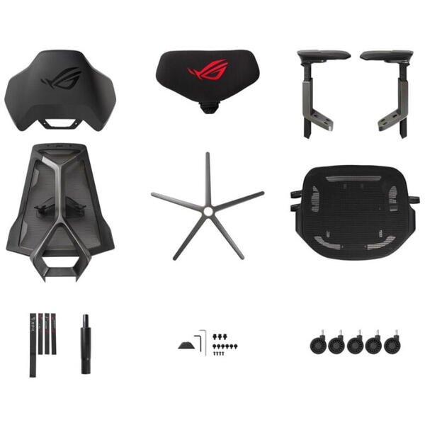 Scaun gaming ASUS ROG Ergo negru