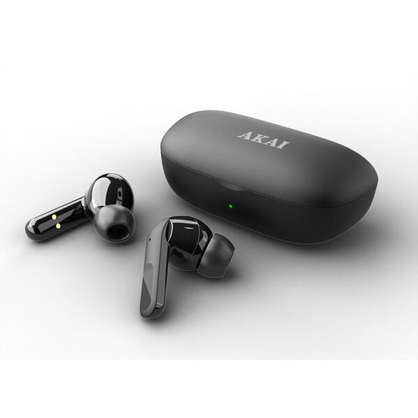 Casti Akai BTJE-J20ANC wireless, bluetooth 5.3, 5V, negru