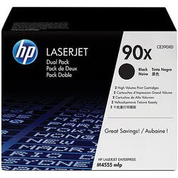 HP CE390XD TONER 90X BLACK DUAL PACK