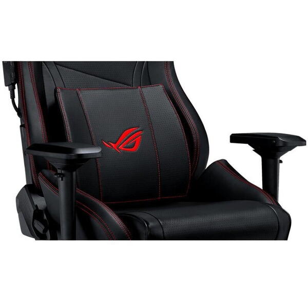 Scaun gaming ASUS ROG Chariot (SL300C) negru iluminare RGB