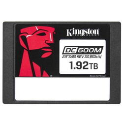 SSD Kingston, DC600M, 2.5", 1920GB, SATA 3.0 (6GB/s), R/W speed: 560MBs/530MBs