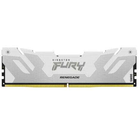 Memorie RAM Kingston, DIMM, DDR5, 32GB, 6000MHz, CL32, 1.35V, FURY Renegade White, Kit of 2