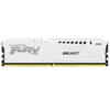 Memorie RAM Kingston, DIMM, DDR5, 32GB, 5600MHz, CL40, 1.35V, FURY Beast Whit, Kit of 2