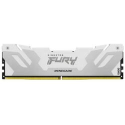 Memorie RAM Kingston, DIMM, DDR5, 32GB, 6000MHz, CL32, 1.35V,  FURY Renegade White