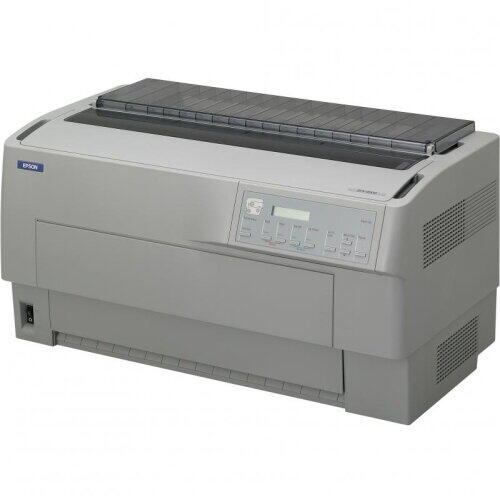 Imprimanta matriceala mono Epson DFX-9000N, dimensiune A4, numar ace: 9pini, viteza 12cpi, rezolutie 240x144dpi, memorie 128KB, limbaje deprintare: ESC/P, IBM PPDS, IBM PPDS/ML, interfata USB 2.0, Bidirectionalparallel, RS-232, Ethernet, consumabile: S015