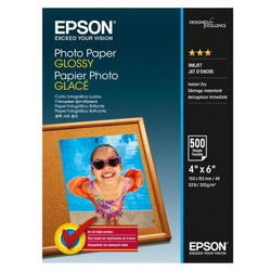 Hartie foto Epson S042549, dimensiune 10x15cm, 500 coli, tip glossy, greutate 200g/m2