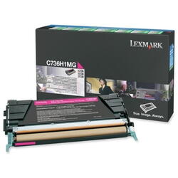 Toner Lexmark C736H1MG, magenta, 10 k, C736dn , C736dtn , C736n ,X736de , X738de , X738dte