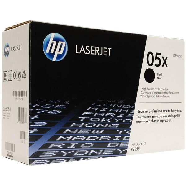 Toner HP CE505X, black, 6.5 k, LaserJet P2055, LaserJet P2055D,LaserJet P2055DN