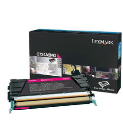 Toner Lexmark C734A2MG, magenta, 6 k, C734dn , C734dtn , C734dw ,C734n , C736dn , C736dtn , C736n , X734de , X736de , X738de , X738dte