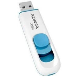 Memorie USB Flash Drive ADATA C008, 64GB, USB 2.0, alb