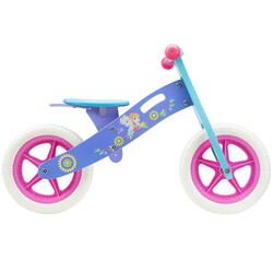 WOODEN BALANCE BIKE, SEVEN, MODEL FROZEN, 12 INCH, MOV BLUE