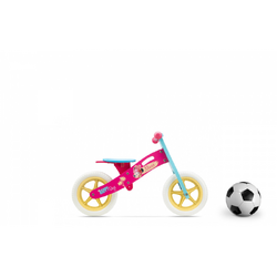 WOODEN BALANCE BIKE, SEVEN, MODEL MINNIE, 12 INCH, ROZ BLUE