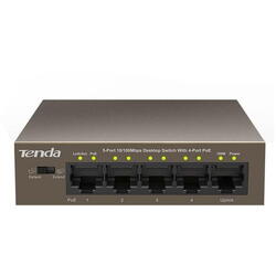 Switch TENDA TEF1105P-4-63W, 5 Port, 10/100 Mbps