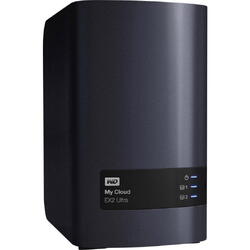 NAS WD, MY CLOUD EX2 Ultra, 2 Bay 3.5", 4TB, Wd Red NAS drives, Gigabit Ethernet, USB 3.0 x2, RAID 0, 1, JBOD, spanning