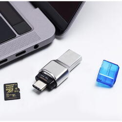 Card reader Kingston, USB 3.1 - A/C, FCR-ML3C, carduri suportate: microSD/SDHC/SDXC, UHS-I