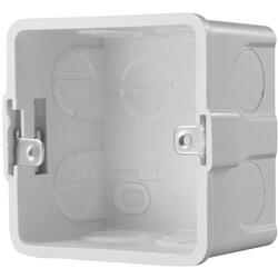 Gang Box Hikvision, DS-KAB86; Convenient design available for indoorstation wall mounting; Made of the insulating material.