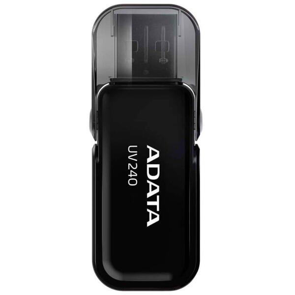 Memorie USB Flash Drive ADATA 64GB, UV240, USB 2.0, Negru