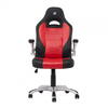 Scaun gaming/racing X by Serioux, Ares, ajustabil, piele sintetica, piston pe gaz, manere reglabile, baza stea cu 5 picioare, greutate maxima admisa 100Kg, negru/rosu