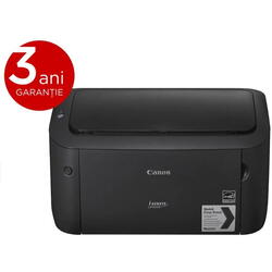 Imprimanta laser mono Canon LBP6030B, bundle, 2x CRG725 incluse inpachet, ( capacitate totala de printare tonere starter + 2x CRG725 3900pagini) dimensiune A4, viteza max 18ppm, rezolutie 600x600dpi, memorie32MB, alimentare hartie 150 coli, limbaj de prin