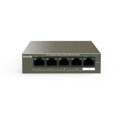 Switch Tenda TEG1105P-4-63W, 5 port, 10/100/1000 Mbps