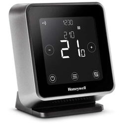 T6R termostat digital wireless cu wifi (Lyric) Honeywell Y6H910RW4055, permite program de timp din aplicatia Honeywell Home si de pe termostat; prevazut cu suport de masa