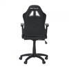 Scaun gaming X by Serioux, KIDS, ajustabil, piele sintetica, piston pe gaz clasa 2, manere reglabile, baza stea cu 5 picioare, greutate maxima admisa 100Kg, perna detasabila, negru/gri