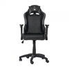 Scaun gaming X by Serioux, KIDS, ajustabil, piele sintetica, piston pe gaz clasa 2, manere reglabile, baza stea cu 5 picioare, greutate maxima admisa 100Kg, perna detasabila, negru/gri