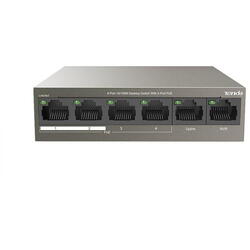 Switch TENDA TEF1106P-4-63W, 6 Port, 10/100 Mbps