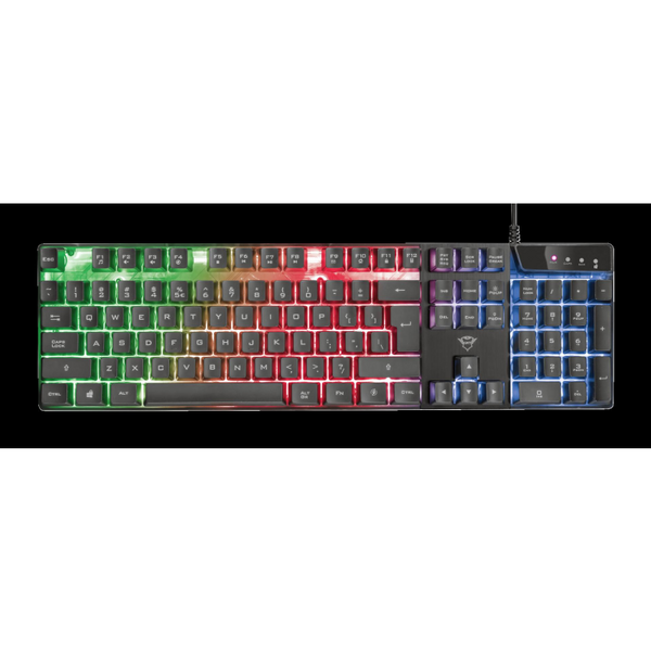 Tastatura Trust GXT 835 Azor, gaming, neagra