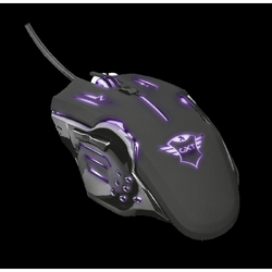 Mouse Trust GXT 108 Rava, Illuminated Gaming, negru