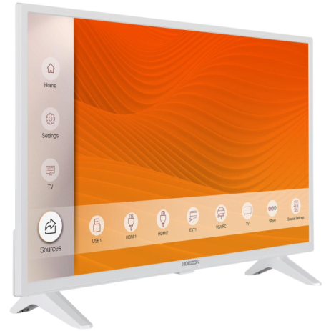 LED TV HORIZON 32HL6301H/B, 32" D-LED, HD Ready (720p), Digital TV-Tuner DVB-S2/T2/C, CME 100Hz, Contrast 4000:1, 300 cd/m2, 1xCI+, 2xHDMI (v1.4), 1xD-Sub (15-PIN), USB Player (AVI, MKV, H.265/HEVC, JPEG), Hotel TV Mode (Passive), VESA 75 x 75 mm | M4, Do