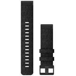 Garmin Curea Ceas Nylon QuickFit 22 Black  Acc,fenix 6 22mm QuickFit Heathered Black Nylon Band