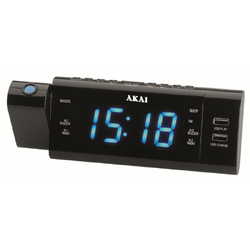 Radio cu ceas AKAI ACR-3888 cu Proiectie  1.2" LED display