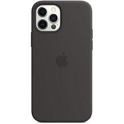 Apple iPhone 12/12 Pro Silicone Case with MagSafe - Black